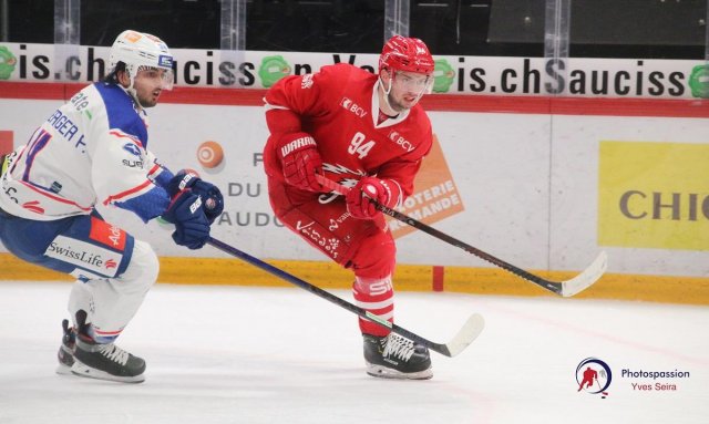 Photo hockey match Lausanne - Zürich le 05/03/2021