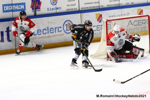 Photo hockey match Rouen - Nice le 05/03/2021