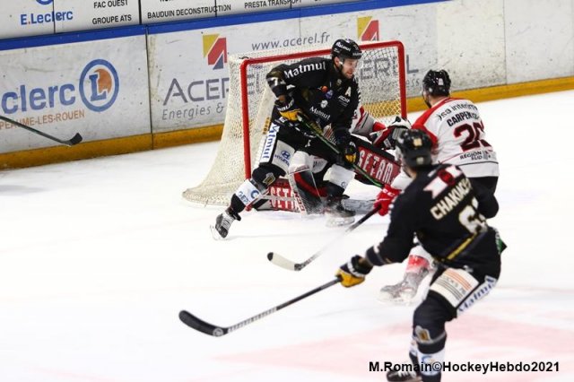 Photo hockey match Rouen - Nice le 05/03/2021