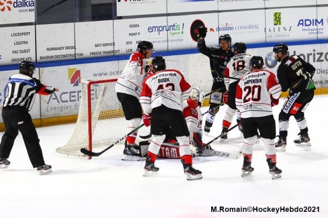 Photo hockey match Rouen - Nice le 05/03/2021