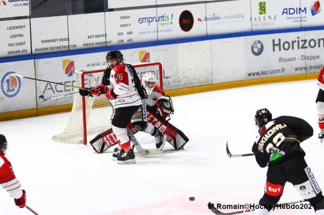 Photo hockey match Rouen - Nice le 05/03/2021