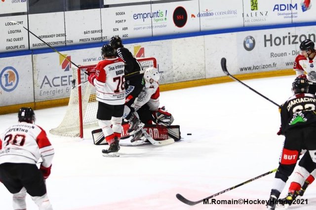 Photo hockey match Rouen - Nice le 05/03/2021