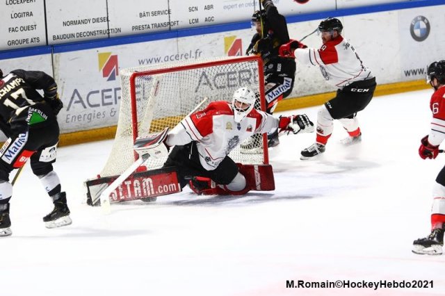 Photo hockey match Rouen - Nice le 05/03/2021