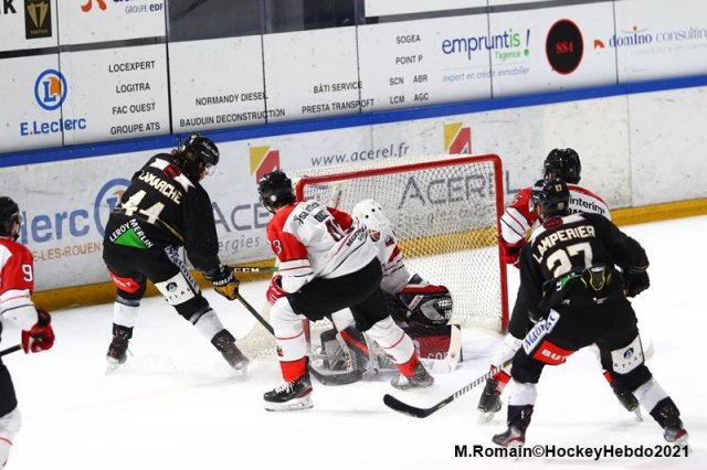 Photo hockey match Rouen - Nice le 05/03/2021