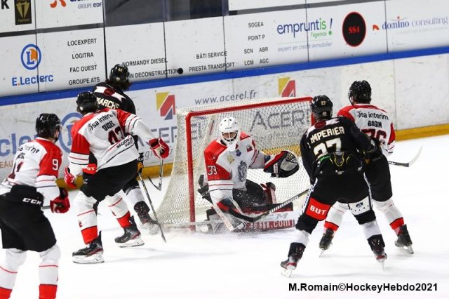 Photo hockey match Rouen - Nice le 05/03/2021
