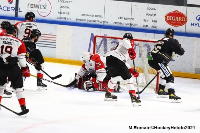 Photo hockey match Rouen - Nice le 05/03/2021