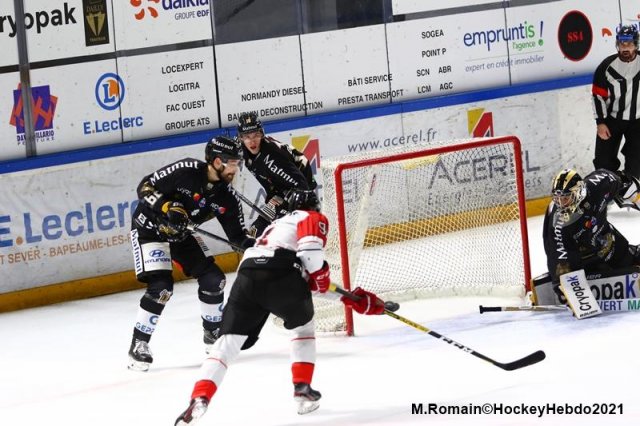 Photo hockey match Rouen - Nice le 05/03/2021