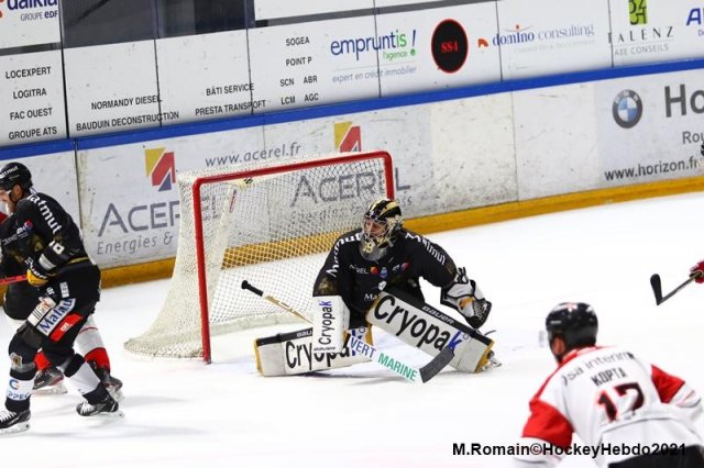 Photo hockey match Rouen - Nice le 05/03/2021
