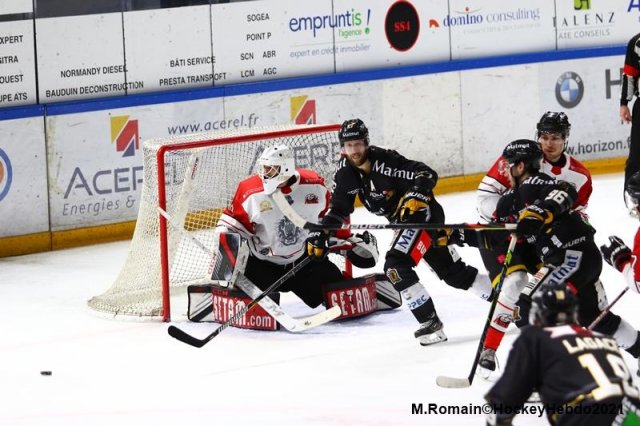 Photo hockey match Rouen - Nice le 05/03/2021
