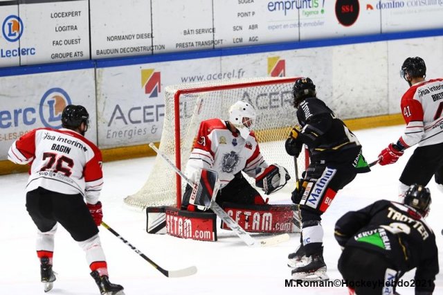 Photo hockey match Rouen - Nice le 05/03/2021
