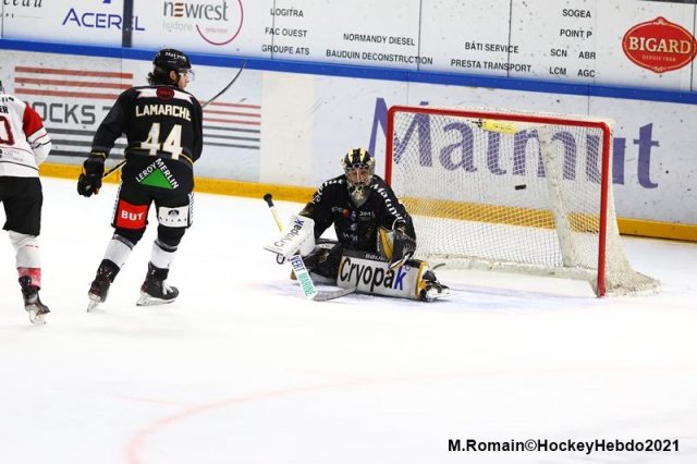 Photo hockey match Rouen - Nice le 05/03/2021