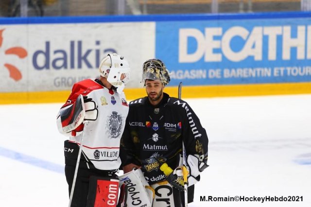 Photo hockey match Rouen - Nice le 05/03/2021