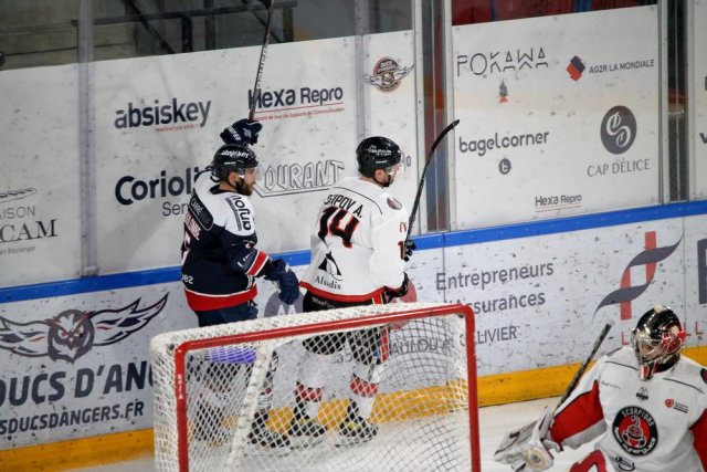 Photo hockey match Angers  - Mulhouse le 05/03/2021