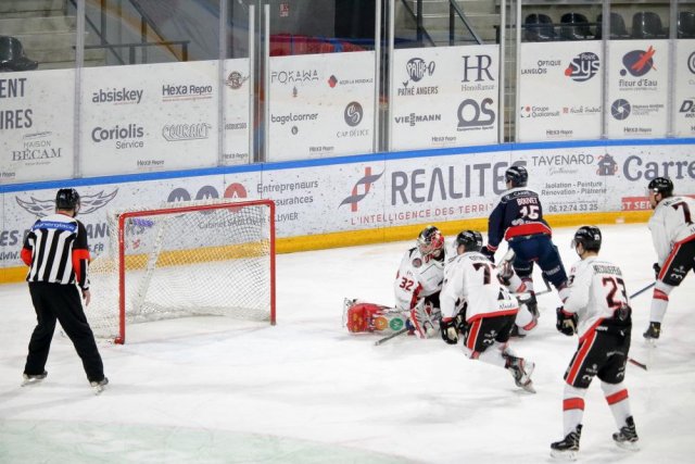 Photo hockey match Angers  - Mulhouse le 05/03/2021
