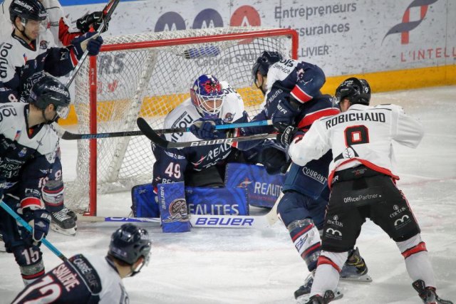 Photo hockey match Angers  - Mulhouse le 05/03/2021