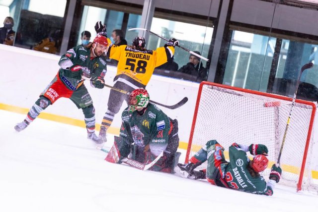 Photo hockey match Mont-Blanc - Strasbourg  le 06/03/2021