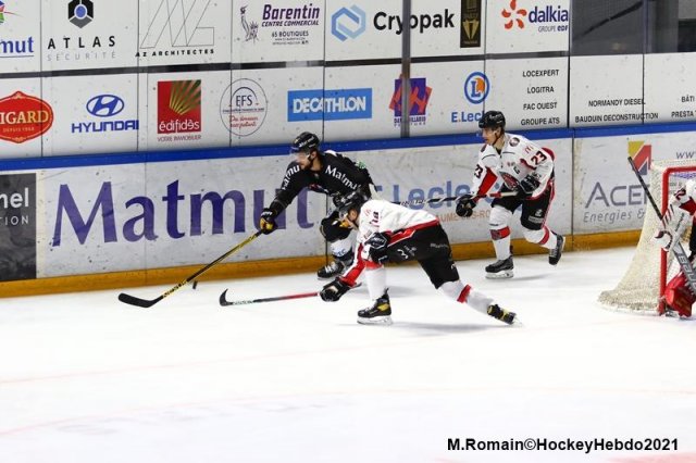 Photo hockey match Rouen - Mulhouse le 06/03/2021