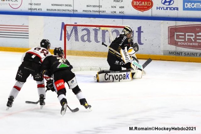 Photo hockey match Rouen - Mulhouse le 06/03/2021