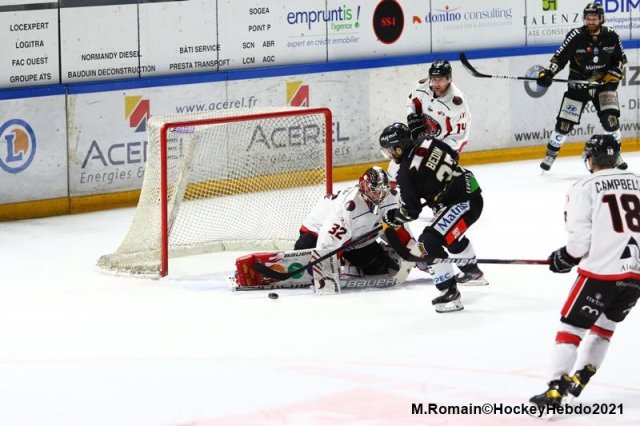 Photo hockey match Rouen - Mulhouse le 06/03/2021