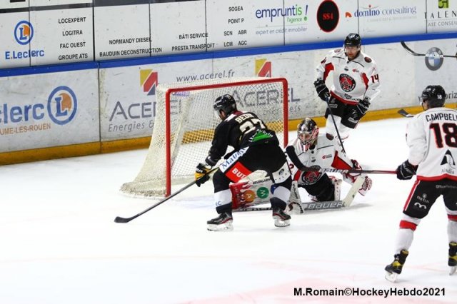 Photo hockey match Rouen - Mulhouse le 06/03/2021