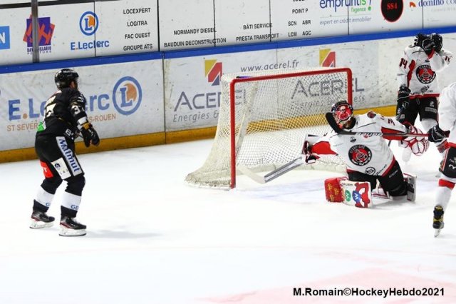 Photo hockey match Rouen - Mulhouse le 06/03/2021