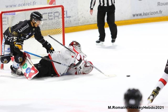Photo hockey match Rouen - Mulhouse le 06/03/2021