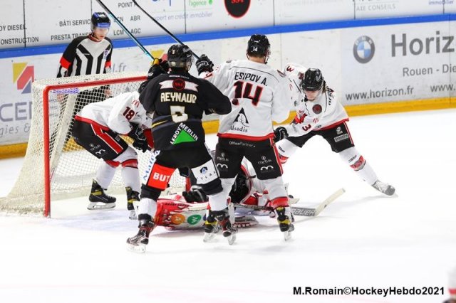 Photo hockey match Rouen - Mulhouse le 06/03/2021