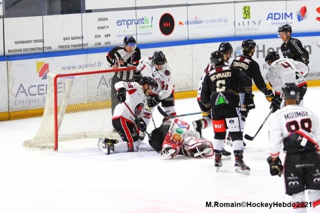 Photo hockey match Rouen - Mulhouse le 06/03/2021