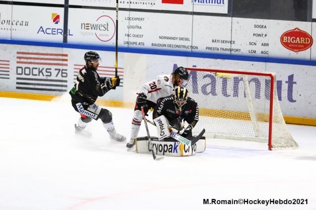 Photo hockey match Rouen - Mulhouse le 06/03/2021