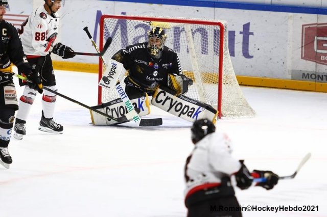 Photo hockey match Rouen - Mulhouse le 06/03/2021