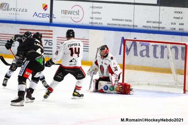 Photo hockey match Rouen - Mulhouse le 06/03/2021