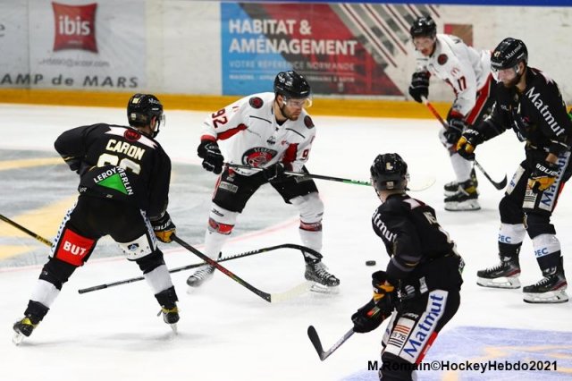 Photo hockey match Rouen - Mulhouse le 06/03/2021