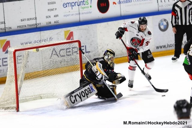 Photo hockey match Rouen - Mulhouse le 06/03/2021