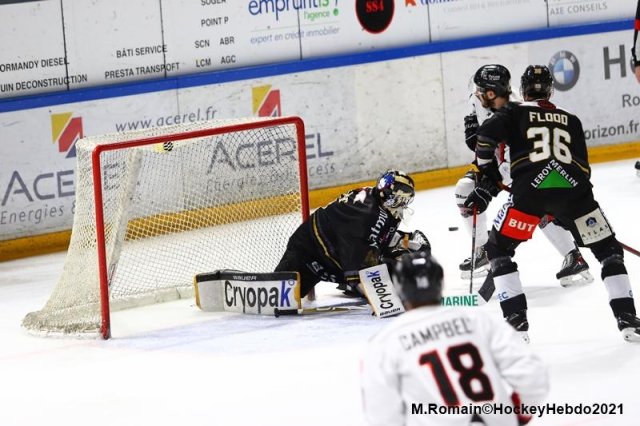 Photo hockey match Rouen - Mulhouse le 06/03/2021