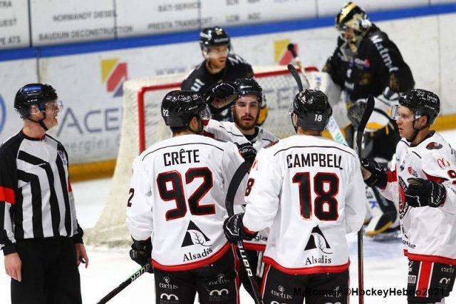 Photo hockey match Rouen - Mulhouse le 06/03/2021