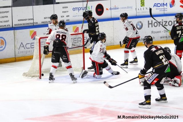 Photo hockey match Rouen - Mulhouse le 06/03/2021