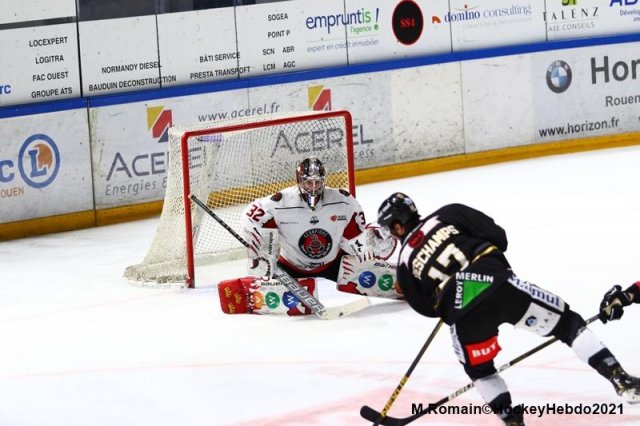 Photo hockey match Rouen - Mulhouse le 06/03/2021