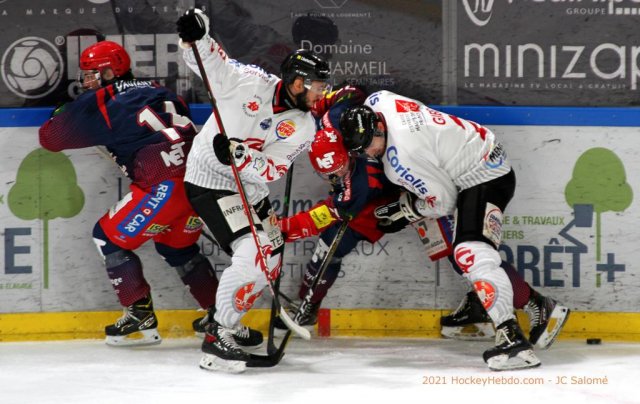 Photo hockey match Grenoble  - Amiens  le 06/03/2021