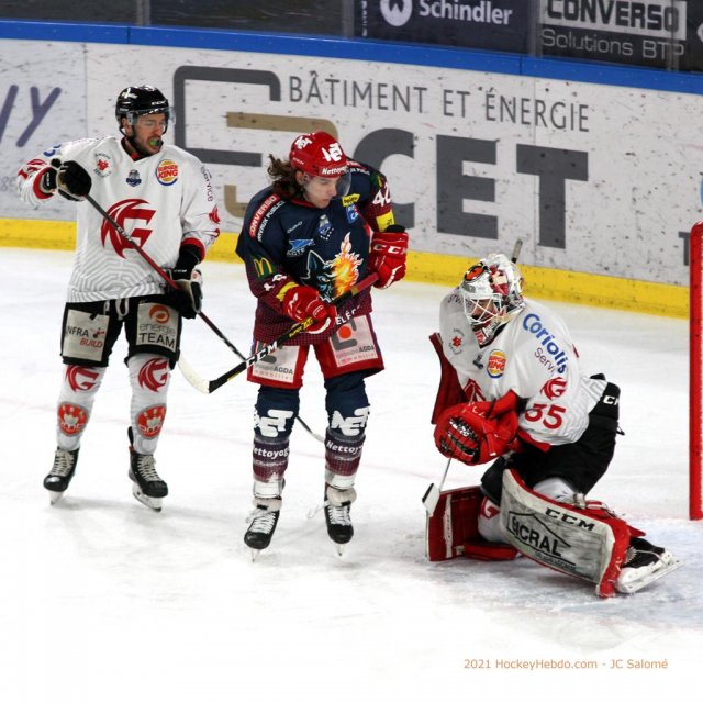 Photo hockey match Grenoble  - Amiens  le 06/03/2021