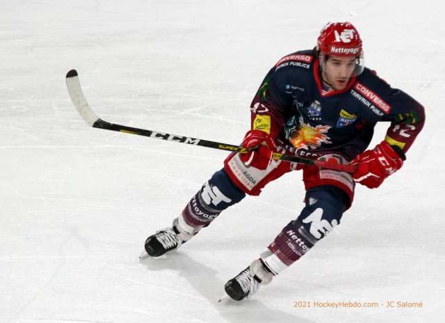 Photo hockey match Grenoble  - Angers  le 11/03/2021