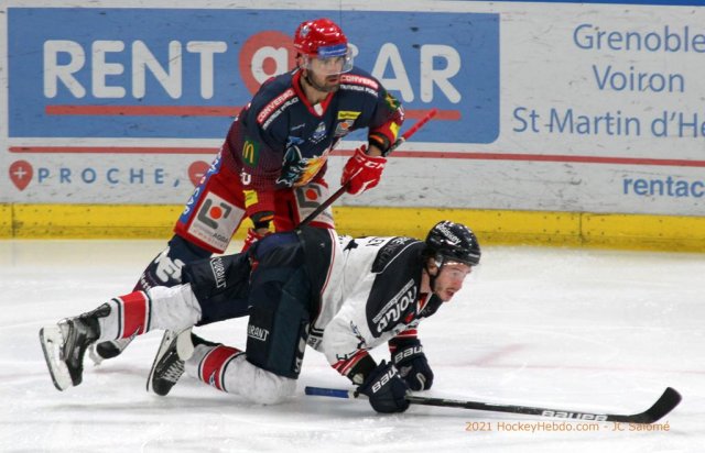 Photo hockey match Grenoble  - Angers  le 11/03/2021