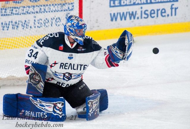 Photo hockey match Grenoble  - Angers  le 11/03/2021