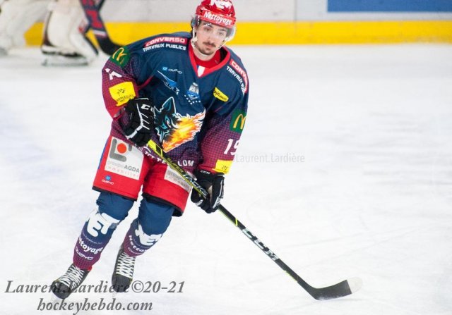 Photo hockey match Grenoble  - Angers  le 11/03/2021