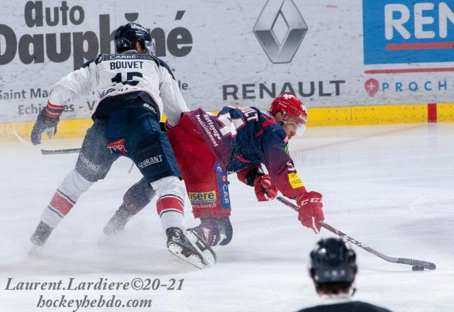Photo hockey match Grenoble  - Angers  le 11/03/2021