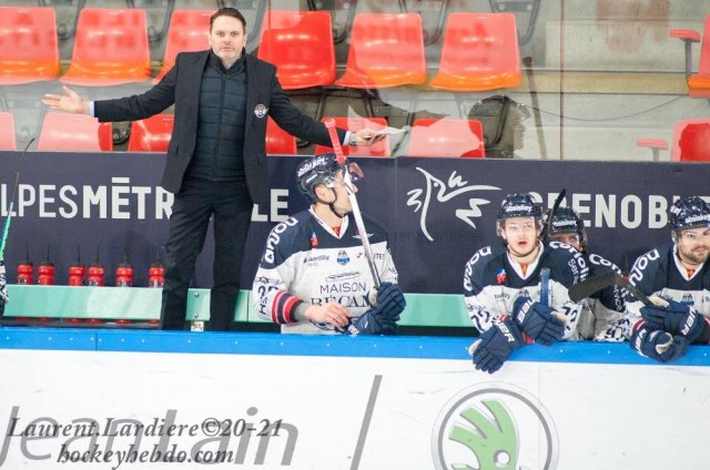 Photo hockey match Grenoble  - Angers  le 11/03/2021