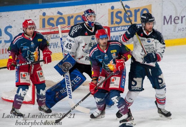 Photo hockey match Grenoble  - Angers  le 11/03/2021