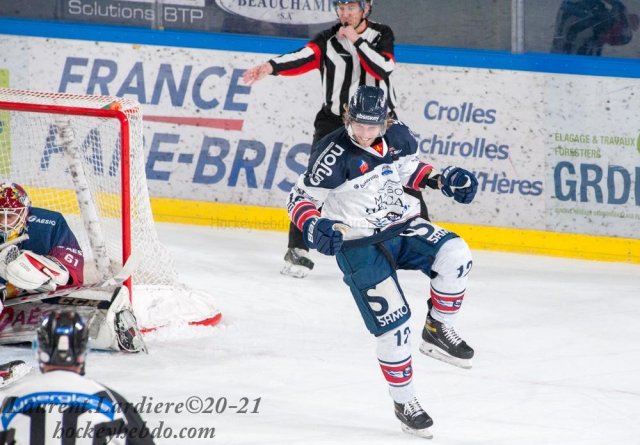 Photo hockey match Grenoble  - Angers  le 11/03/2021