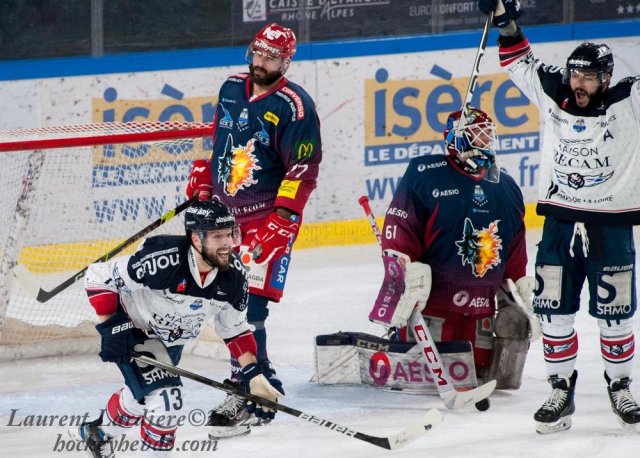 Photo hockey match Grenoble  - Angers  le 11/03/2021