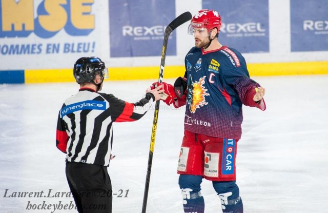 Photo hockey match Grenoble  - Angers  le 11/03/2021