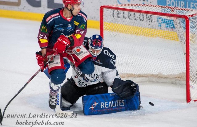 Photo hockey match Grenoble  - Angers  le 11/03/2021